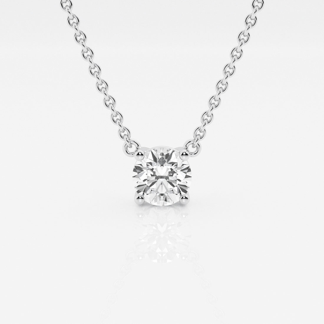 Ethereal 1ct Round Necklace