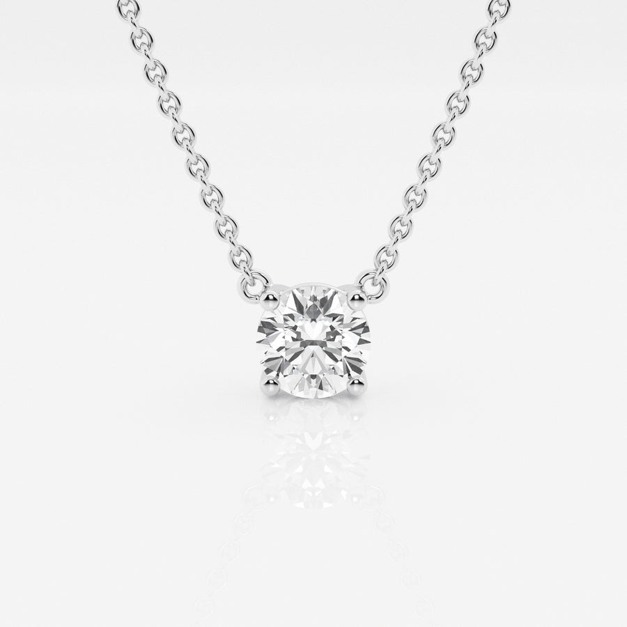 Ethereal 1ct Round Necklace