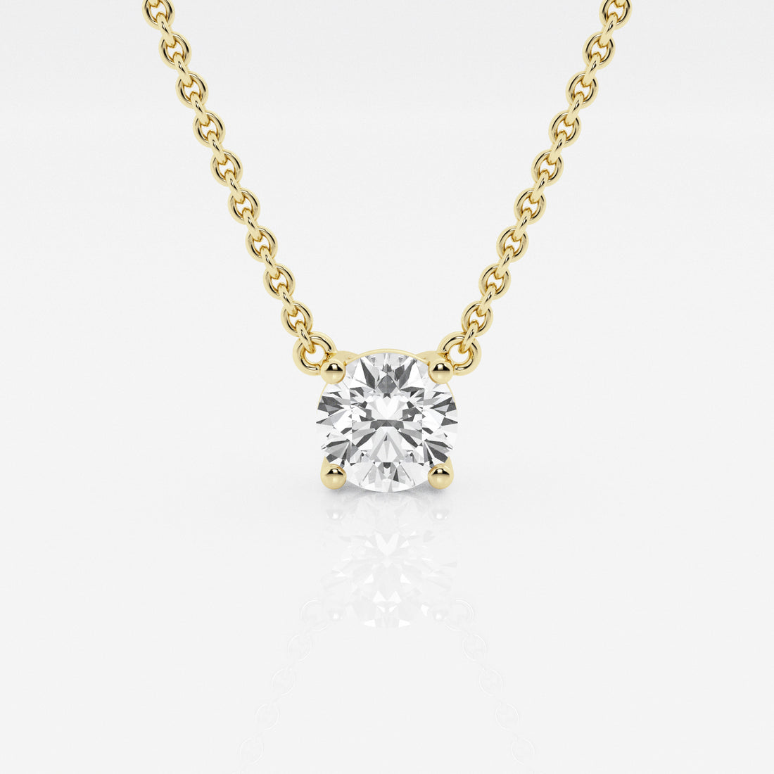 Ethereal 1ct Round Necklace