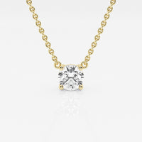 Ethereal 1ct Round Necklace