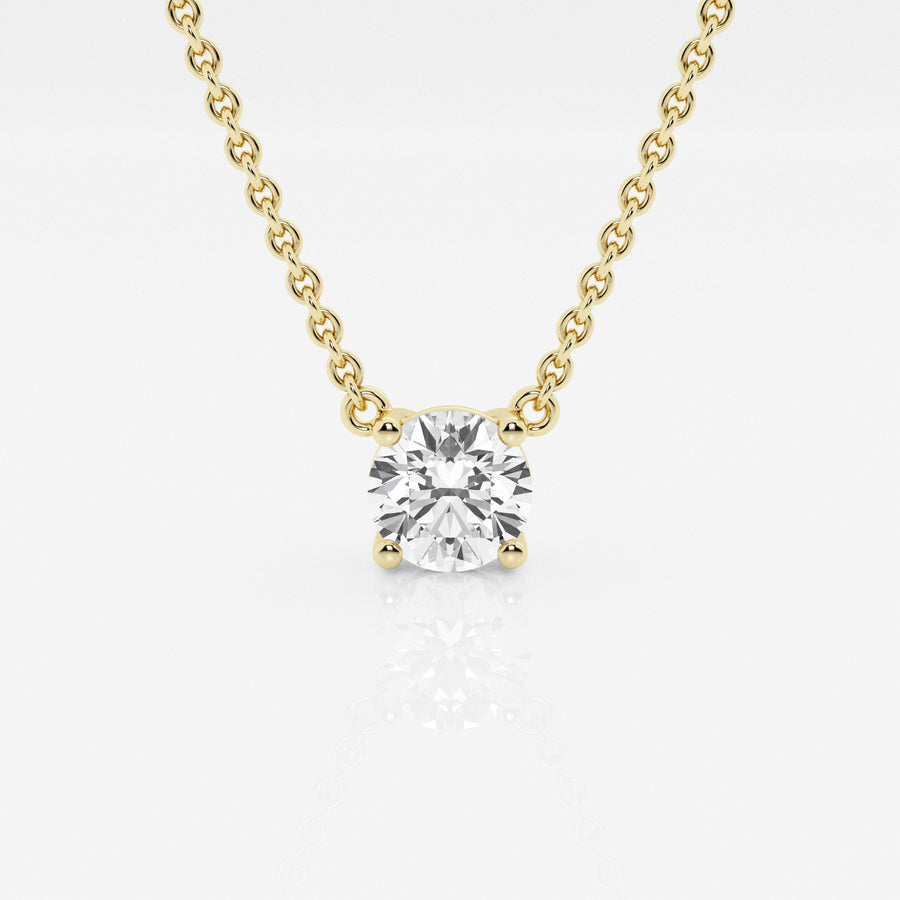 Ethereal 1ct Round Necklace