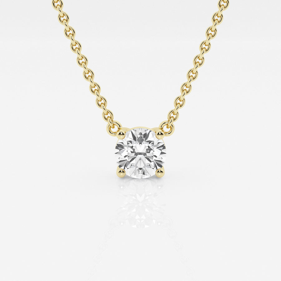 Ethereal 1ct Round Necklace