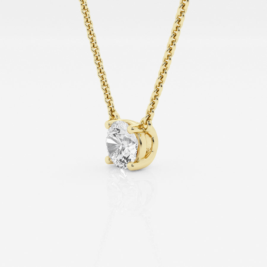 Ethereal 1ct Round Necklace