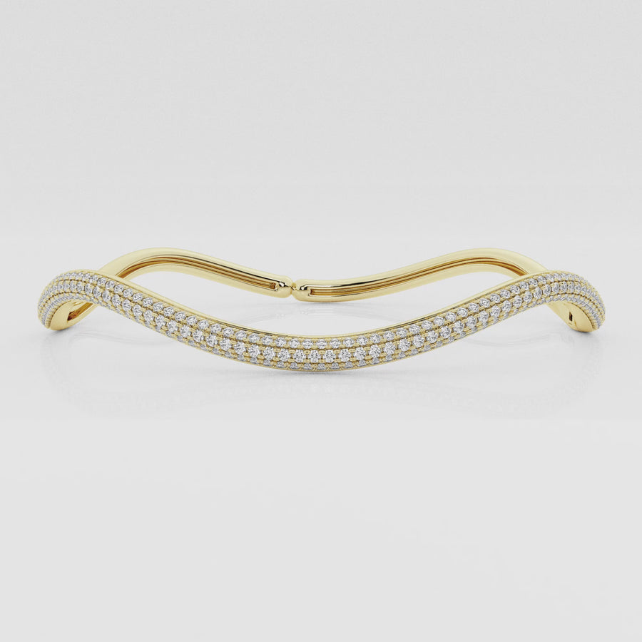 Bombë wavy bangle