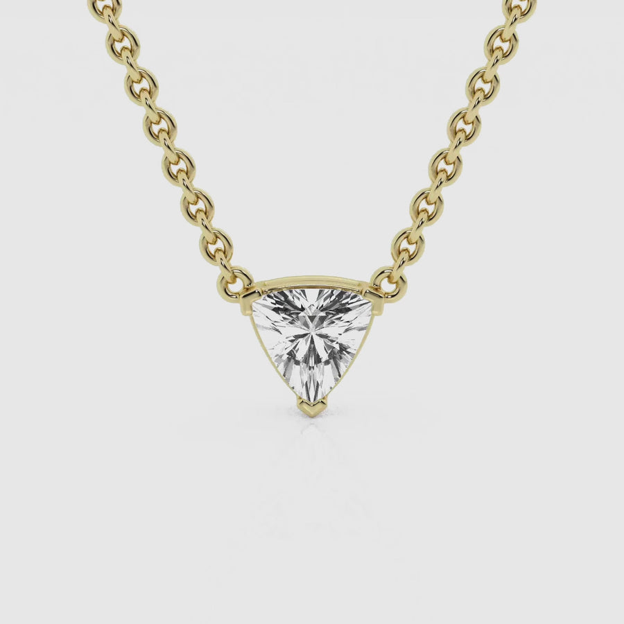 Ethereal 0.50ct Trillion Necklace