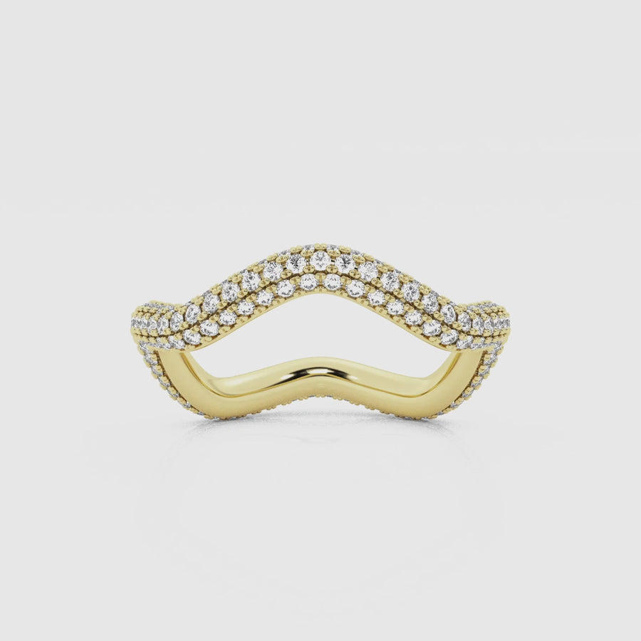 Bombë wavy ring