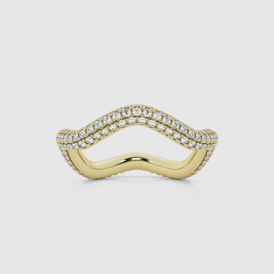 Bombë wavy ring